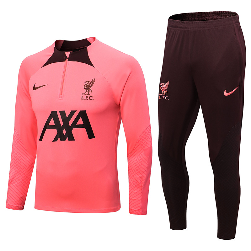 AAA Quality Liverpool 22/23 Tracksuit - Pink/Black